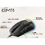 Мышь проводная MSI Clutch GM11 черный, 5000 dpi, USB, кнопки - 6