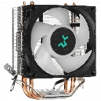 Кулер для процессора DEEPCOOL AG300 LED, 92 мм, алюминий/медь, 3050 об/мин, 30.5 дБ, 4 pin, 150 Вт, 129 мм