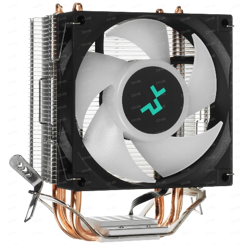Кулер для процессора DEEPCOOL AG300 LED, 92 мм, алюминий/медь, 3050 об/мин, 30.5 дБ, 4 pin, 150 Вт, 129 мм