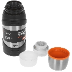Термос Lara LR04-60 1,3 л, нержавеющая сталь, пищевой нейлон, пластмасса, силикон