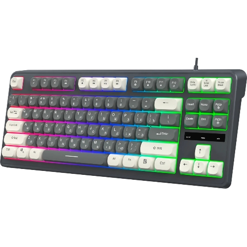 Клавиатура Oklick 711G проводная, USB Type-A, серый