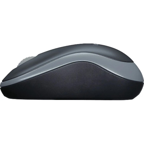 Мышь беспроводная Logitech M185 серый/черный, 1000 dpi, радиоканал, USB, кнопки - 3