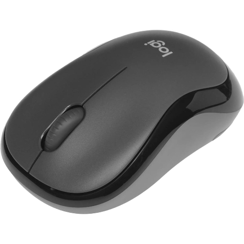 Мышь беспроводная Logitech M220 SILENT черный/серый, 1000 dpi, радиоканал, USB, кнопки - 3