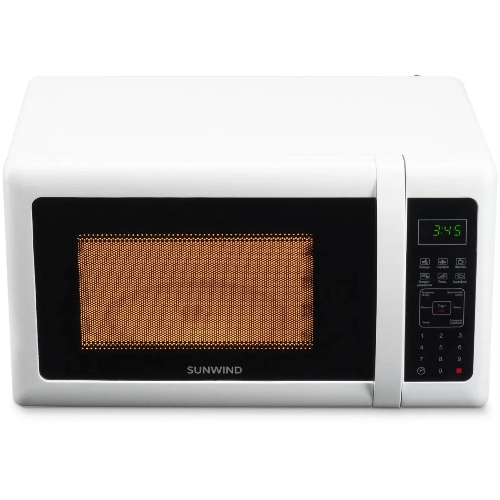 Микроволновая печь SunWind SUN-MW005 белый, 20 л, 700 Вт, переключатели - сенсор