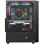 Компьютерный корпус 1STPLAYER FD3 Black, ATX, 4x120мм LED fans inc.