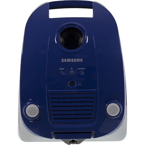 Пылесос Samsung VCC4140V3A синий, 320/1600 Вт, уборка сухая, пылесборник мешок 3 л
