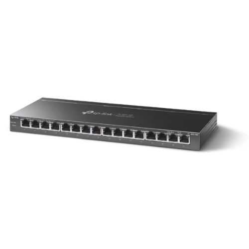 Коммутатор настольный TP-Link TL-SG116P с 16 гигабитными портами PoE+