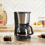 Кофеварка капельная Tefal CM5S1DE0 1000Вт черный