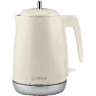 Чайник электрический Gorenje K15RL 1.7 л, 2200 Вт, бежевый (корпус: металл/пластик)