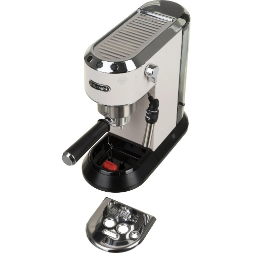 Кофеварка эспрессо DeLonghi EC685.W белый, исп. кофе - молотый/чалды, 1.1 л, 1350 Вт, 15 бар