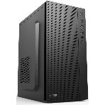 Компьютерный корпус CBR PCC-MATX-MX08-WPSU mATX Minitower MX08, без БП, 2*USB 2.0, HD Audio+Mic, черный