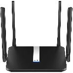 Роутер беспроводной Cudy LT500 AC1200 10/100BASE-TX/4G cat.4 черный