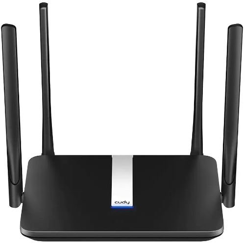 Роутер беспроводной Cudy LT500 AC1200 10/100BASE-TX/4G cat.4 черный