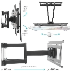 Кронштейн Kromax ATLANTIS-80 черный для LED/LCD телевизоров 32