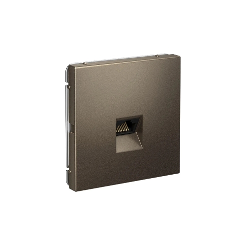 Розетка компьютерная SE GAL000683 ArtGallery RJ45 кат.5E механизм мокко