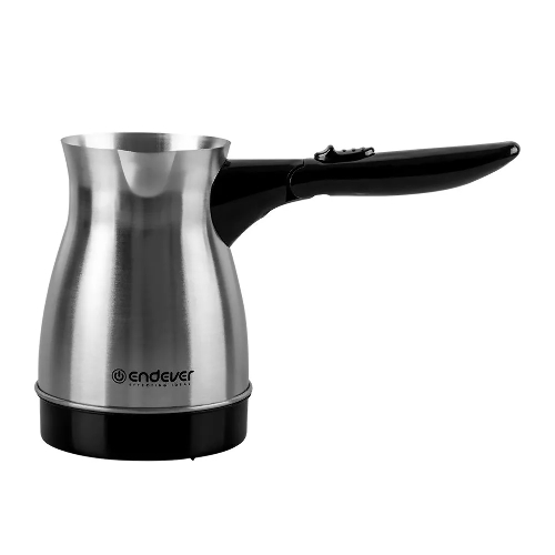Кофеварка-турка электрическая Endever Costa-1018 цвет стальной/черный, мощность 800 Вт, объем 0,5 л, корпус н.сталь, 24 шт/уп.