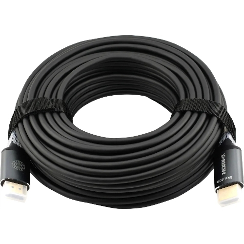 Кабель аудио-видео Cactus CS-HDMI-AOC-2-20 HDMI (m)/HDMI (m) 20м. позолоч.конт. черный