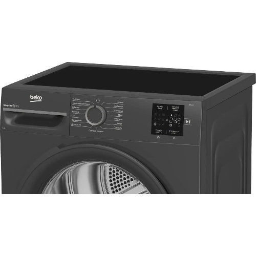 Сушильная машина Beko BM3T37220A черный, 7 кг, сушка - тепловой насос, программ - 15, 59.8 x 84.6 x 54.5 см