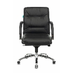 Кресло Бюрократ T-9927SL-LOW/BLACK черный, кожа