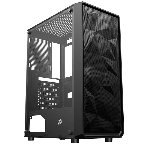 Компьютерный корпус 1STPLAYER FD3 Black, ATX, 4x120мм LED fans inc.