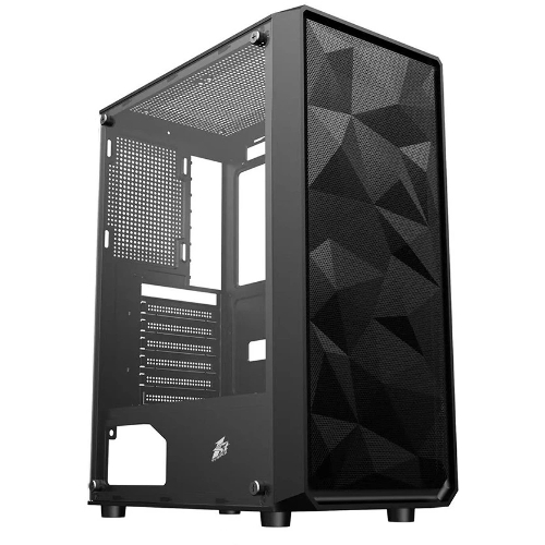 Компьютерный корпус 1STPLAYER FD3 Black, ATX, 4x120мм LED fans inc.