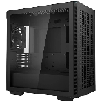 Компьютерный корпус Deepcool CH370 черный без БП mATX 1x120мм 1xUSB 2.0 1xUSB 3.0 audio bott PSU