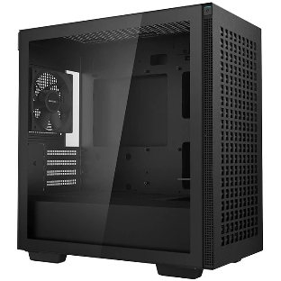 Компьютерный корпус Deepcool CH370 черный без БП mATX 1x120мм 1xUSB 2.0 1xUSB 3.0 audio bott PSU