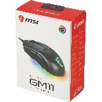 Мышь проводная MSI Clutch GM11 черный, 5000 dpi, USB, кнопки - 6
