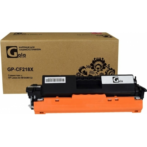 Картридж лазерный GalaPrint GP-CF218X черный (5000 стр.) для HP LaserJet M104/M132
