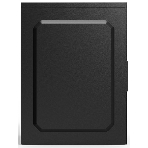 Компьютерный корпус CBR PCC-MATX-MX08-WPSU mATX Minitower MX08, без БП, 2*USB 2.0, HD Audio+Mic, черный