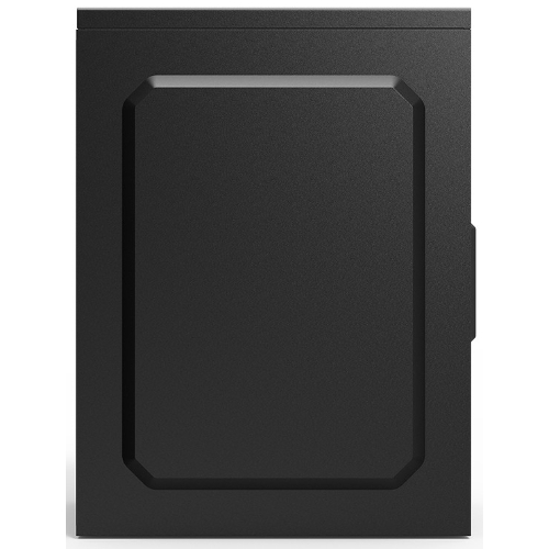 Компьютерный корпус CBR PCC-MATX-MX08-WPSU mATX Minitower MX08, без БП, 2*USB 2.0, HD Audio+Mic, черный