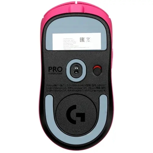 Мышь беспроводная Logitech G PRO X Superlight 2 розовый, 32000 dpi, радиоканал, USB, кнопки - 5