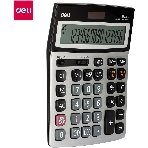 Калькулятор бухгалтерский Deli E39265 серый 16-разр.