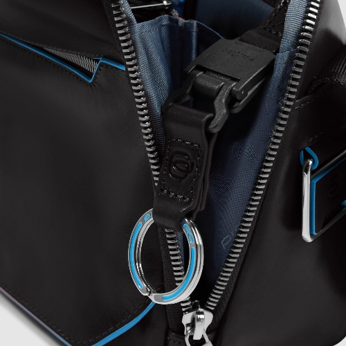 Сумка мужская Piquadro Blue Square CA6900B2/N черная натур.кожа