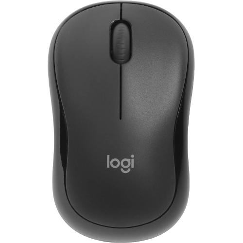 Мышь беспроводная Logitech M220 SILENT черный/серый, 1000 dpi, радиоканал, USB, кнопки - 3
