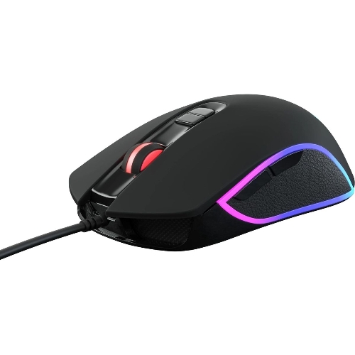 Мышь проводная GMNG 730GM черный, 12000 dpi, USB, кнопки - 7