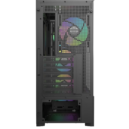 Корпус Ocypus Delta C70 BK ARGB, Midi-Tower, чёрный, 4 x 120 мм