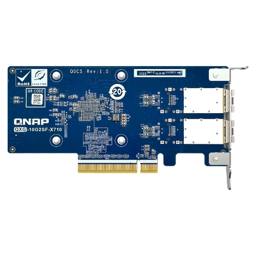 Сетевая карта QNAP Expansion Card QXG-10G2SF-X710 PCIe Gen3 x8 2x10GbE(SFP+)