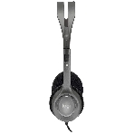 Гарнитура Logitech H110 серебристый, проводная, 3.5 мм