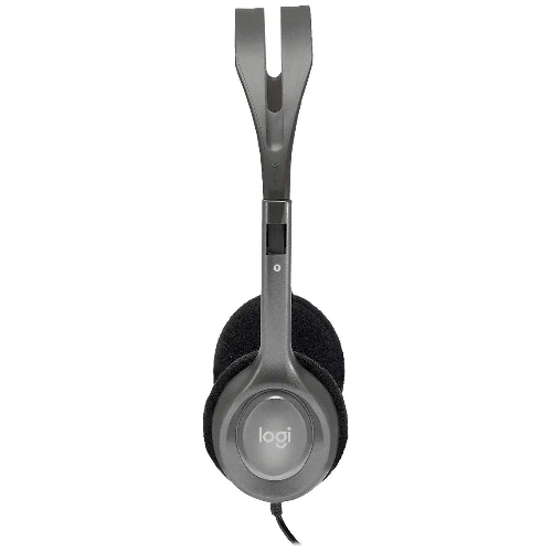 Гарнитура Logitech H110 серебристый, проводная, 3.5 мм