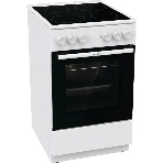 Плита электрическая Gorenje GEC5A41WG белый, конфорок 4 электрических, духовка 62 л, 50 см x 85 см x 59.4 см
