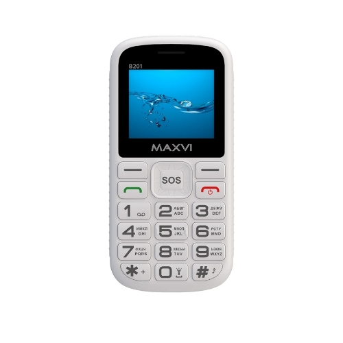 Мобильный телефон Maxvi B201 белый