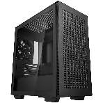 Компьютерный корпус Deepcool CH370 черный без БП mATX 1x120мм 1xUSB 2.0 1xUSB 3.0 audio bott PSU