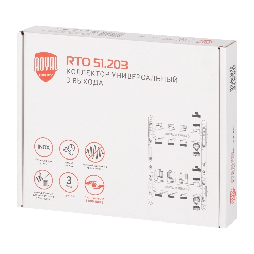 Коллектор Royal Thermo нерж. в сборе универсальный 1
