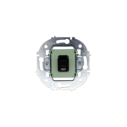 Розетка компьютерная СП OSEN RJ45 кат.6 механизм серый матовый LEZARD 743-7488-140