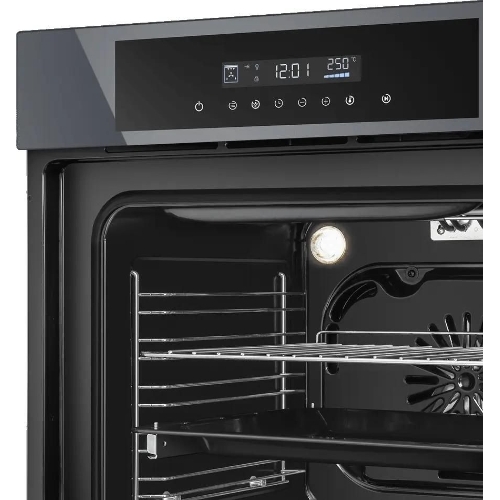 Шкаф духовой электрический Maunfeld AEOD60103G1, 60л, дверца с 3 стеклами, графит
