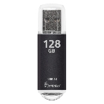Флешка USB Smartbuy V-Cut Black (SB128GbVC-K3), 128Gb, USB 3.0, R/W 75/30, черный