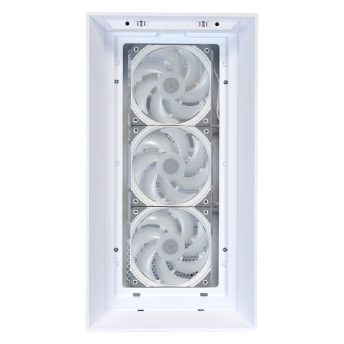 Компьютерный корпус ACD Lagrange; ATX, белый, FANS: 120мм ARGb: 3 Top + 1 Rear + HUB. Drive bay int: 3x3,5