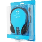Гарнитура Logitech H110 серебристый, проводная, 3.5 мм