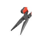 Длинногубцы Matrix 17160 черный Nickel, 180 мм, прямые, двухкомпонентные рукоятки